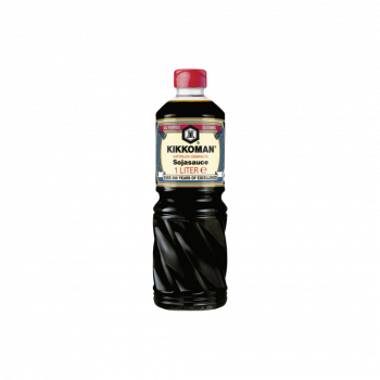 Kikkoman Sojasauce Standard, natürlich gebraut, 1 Liter